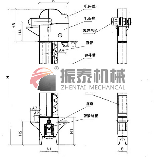 粉煤灰浆斗式提升机操作流程